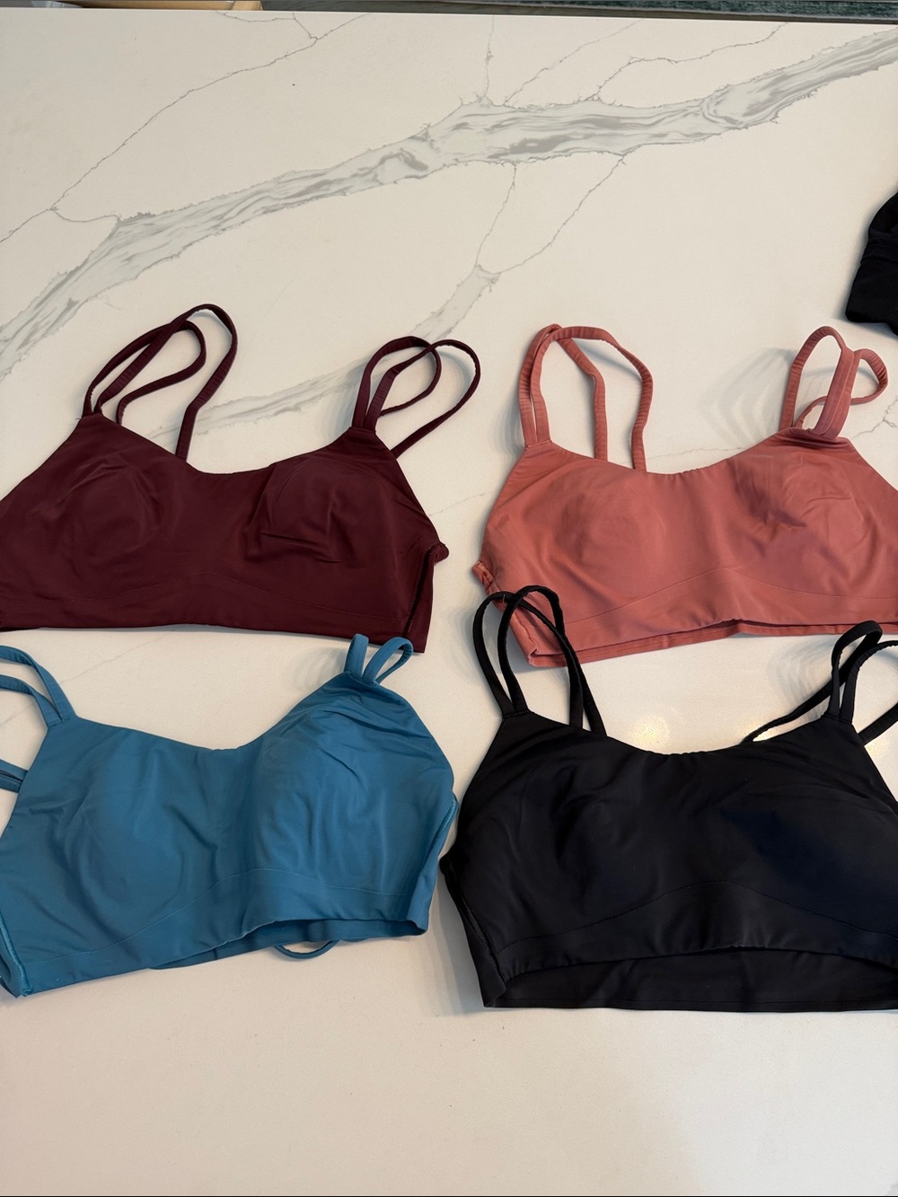 Lululemon cloud bras. Barely worn. Size 6